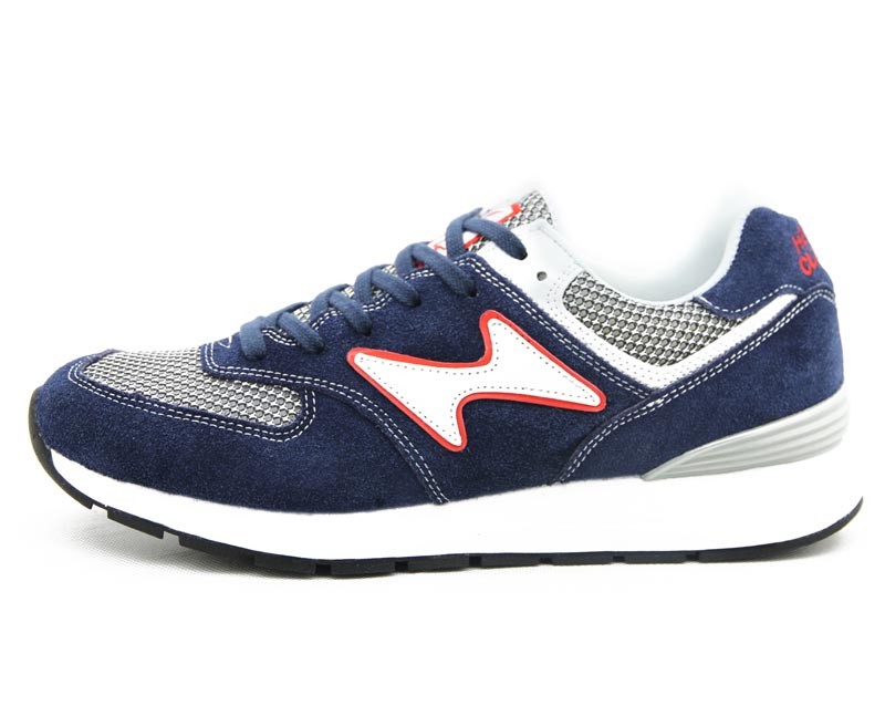 5050S-4 深藍、紅 復(fù)古跑步鞋