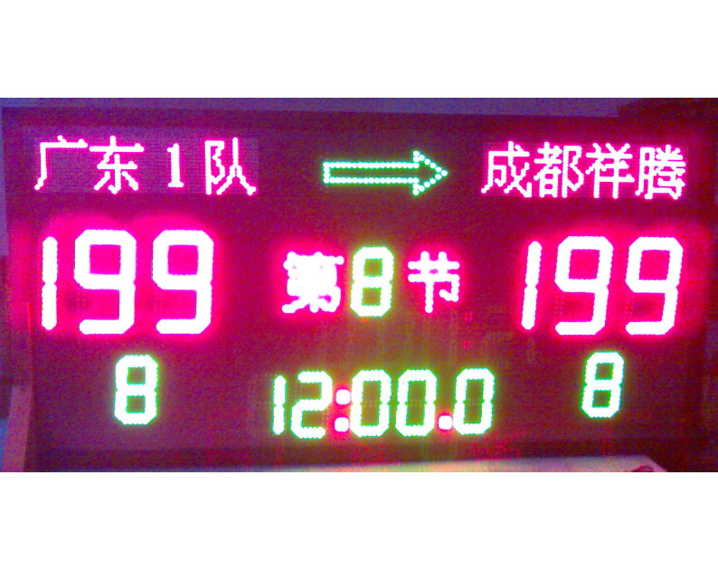 型號：XT-JFM3 中型電子記分牌