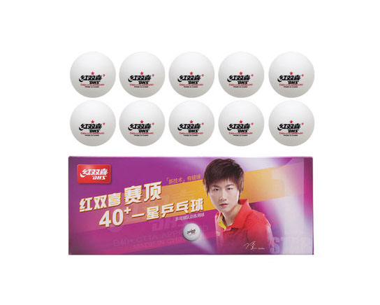型號：賽頂一星 紅雙喜乒乓球